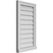 Ekena Millwork Vertical Surface Mount PVC Gable Vent w/ 2"W x 2"H , Brickmould Sill Frame, 16"W x 28"H GVPVE16X2803SN - alternate 4